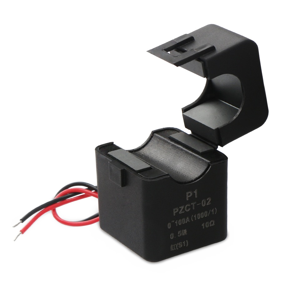 DROK 100A/100mA CT clamp open