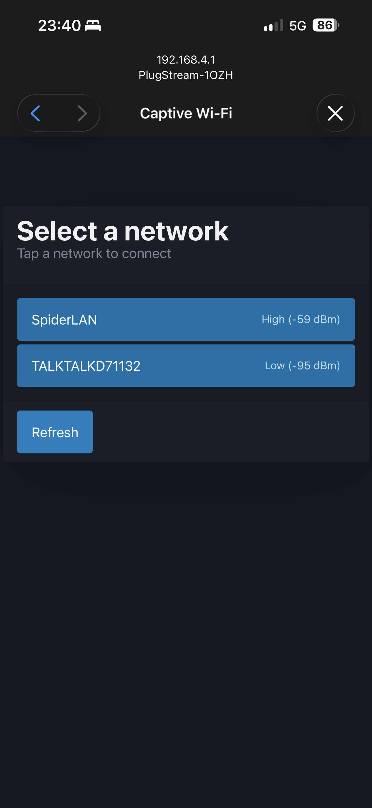 Wi-Fi Selection